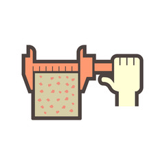 concrete testing icon