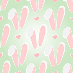 seamless easter pattern and background vector illustration