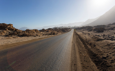 rocky landscape in north of Chile