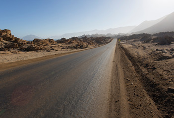 rocky landscape in north of Chile