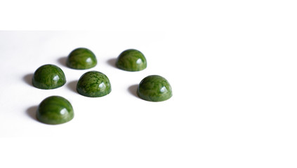 Gurmet design candies, sweet, tasty