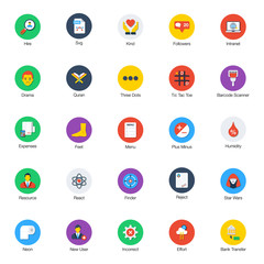 Random Basic Flat Icons Bundle 