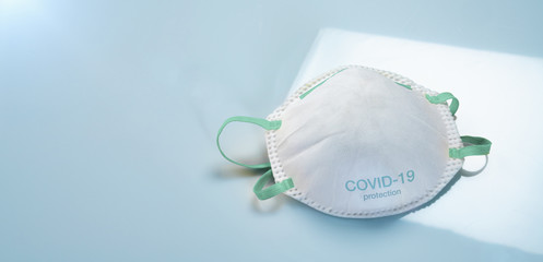 Anti virus protection mask ffp2 standart to prevent corona COVID-19 infection