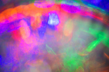 Multicolor bright festive lights abstract