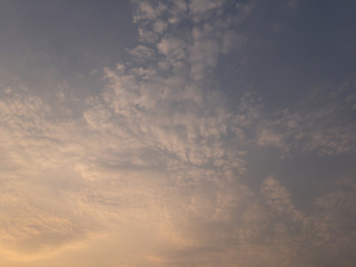 sky in the evening, sunset