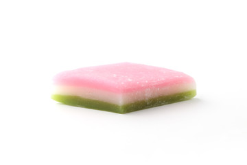 菱餅 ひな祭り 日本のお菓子 和菓子 白背景