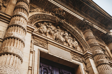 Church of Saint-Etienne-du-Monts in Paris, France.  Located next to the Pantheon.
