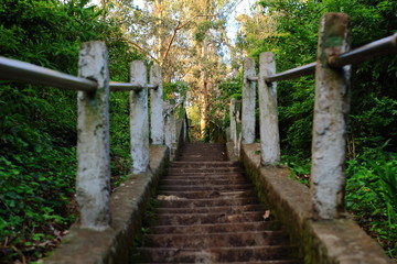 Piriapolis, stairs hill of the bull