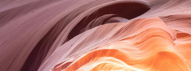 Foto op Plexiglas Abstracte kleurrijke achtergrond, Canyon Antelope, Arizona in de buurt van Page © emotionpicture