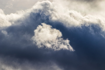 Obraz premium dramatic sky with clouds