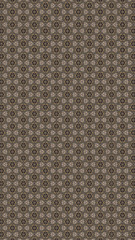Fototapeta premium Seamless Pattern. Triangle shapes. White Star Light. Textile, Brown, Wooden, Turkish Tiles.
