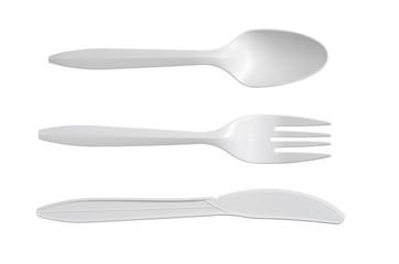 Spoon, knife and fork