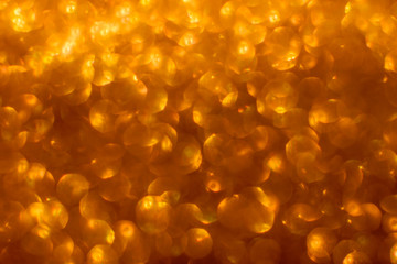 Gold abstract bokeh.