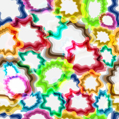 Abstract multicolored bright spots seamless pattern - blank for wallpaper, web design and textile