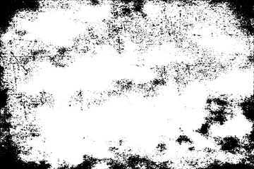 Black and white grunge texture. Abstract monochrome background