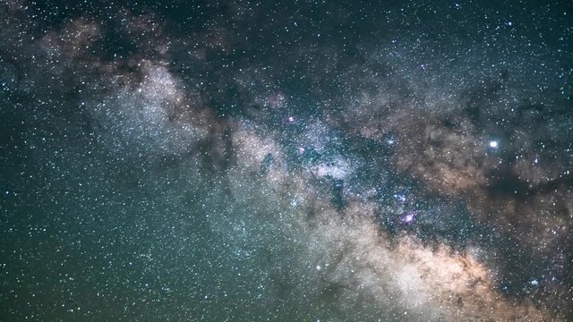 Milky Way Galaxy Spring Southeast Sky 50mm Time Lapse 01 