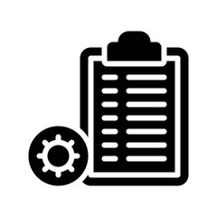 virus transmission or coronavirus related clipboard vector in solid design,
