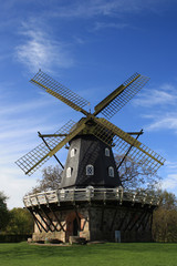 Fototapeta na wymiar Old windmill in sweden