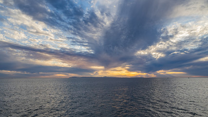 Sunset view of Catalina Island © MICHAEL