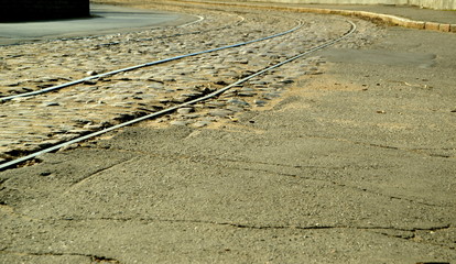 railway on the road