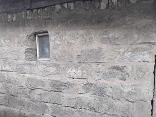 old wall with window