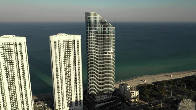 Establishing shot Ritz Carlton Sunny Isles Beach FL