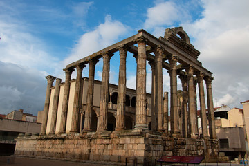 Obraz premium Templo de Diana (Mérida)