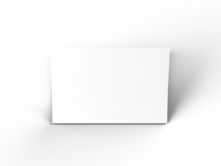 Open magazine with a glued binding. Vertical A4 format. 3d illustration.