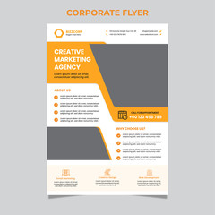 Corporate web banner or flyer template