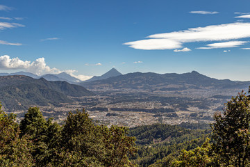 Santa Maria Volcano in Quetzaltenango in Guatemala
