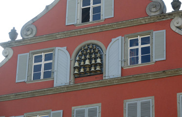 Obraz premium Glockenspiel am Neuen Rathaus von Lindau