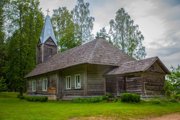 old wooden house