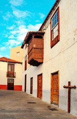 Street of San Juan De la Rambla in Tenerife