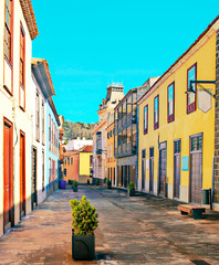 Puerto de la Cruz on the island of Tenerife