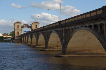 bridge over the river