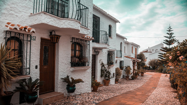Old time spanish village.