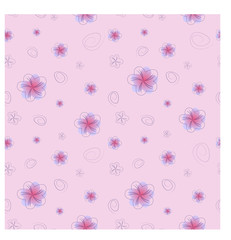 Seamless floral abstract pattern. Vector