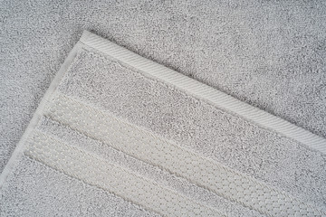Fototapeta premium Gray terry towel