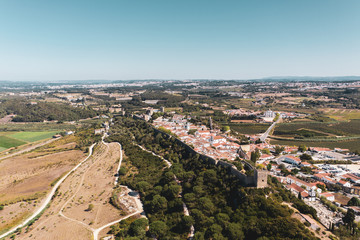 Portuguese medieval town on the mountains.