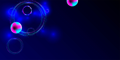 Multicolored space bubbles 3d cluster pastel shades decorative balls abstract vector illustration pearls new trendy