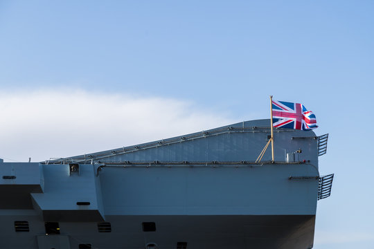 Ski Ramp On HMS Prince Of Wales