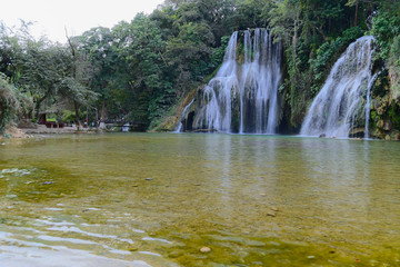 beautiful Waterfalls of Tamasopo san luis potosi mexico