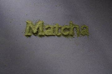 Matcha green tea from shade-grown tea leaves