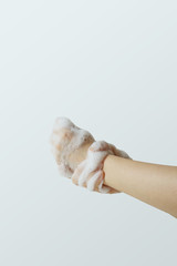 wash your hands. Hygiene. Hand clean to prevent infection.