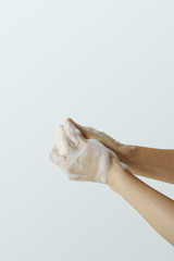 wash your hands. Hygiene. Hand clean to prevent infection.