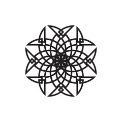 Unique Classic Ornament logo design vector