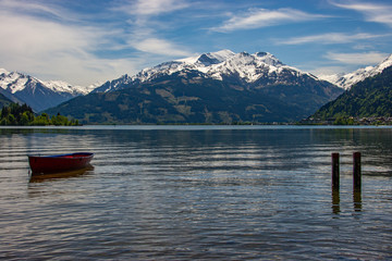 Blick auf den Zeller See mit dem Kietzsteinhorn