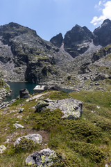 Summer view of The Scary Lake,Rila Mountain, Bulgaria