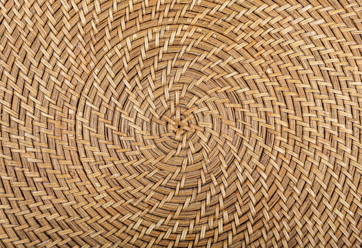 D&eacute;tail d'un tressage en osier