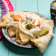 Mexican basket tacos called 